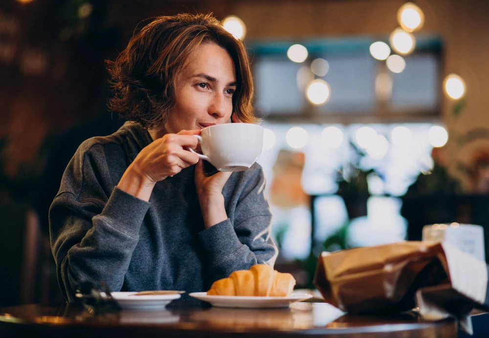 making coffee with espresso machine